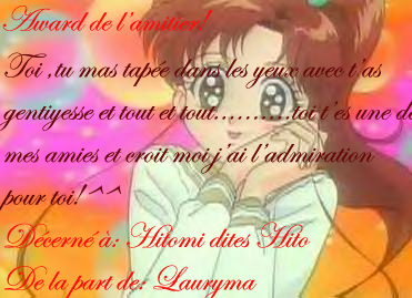 mon amitie